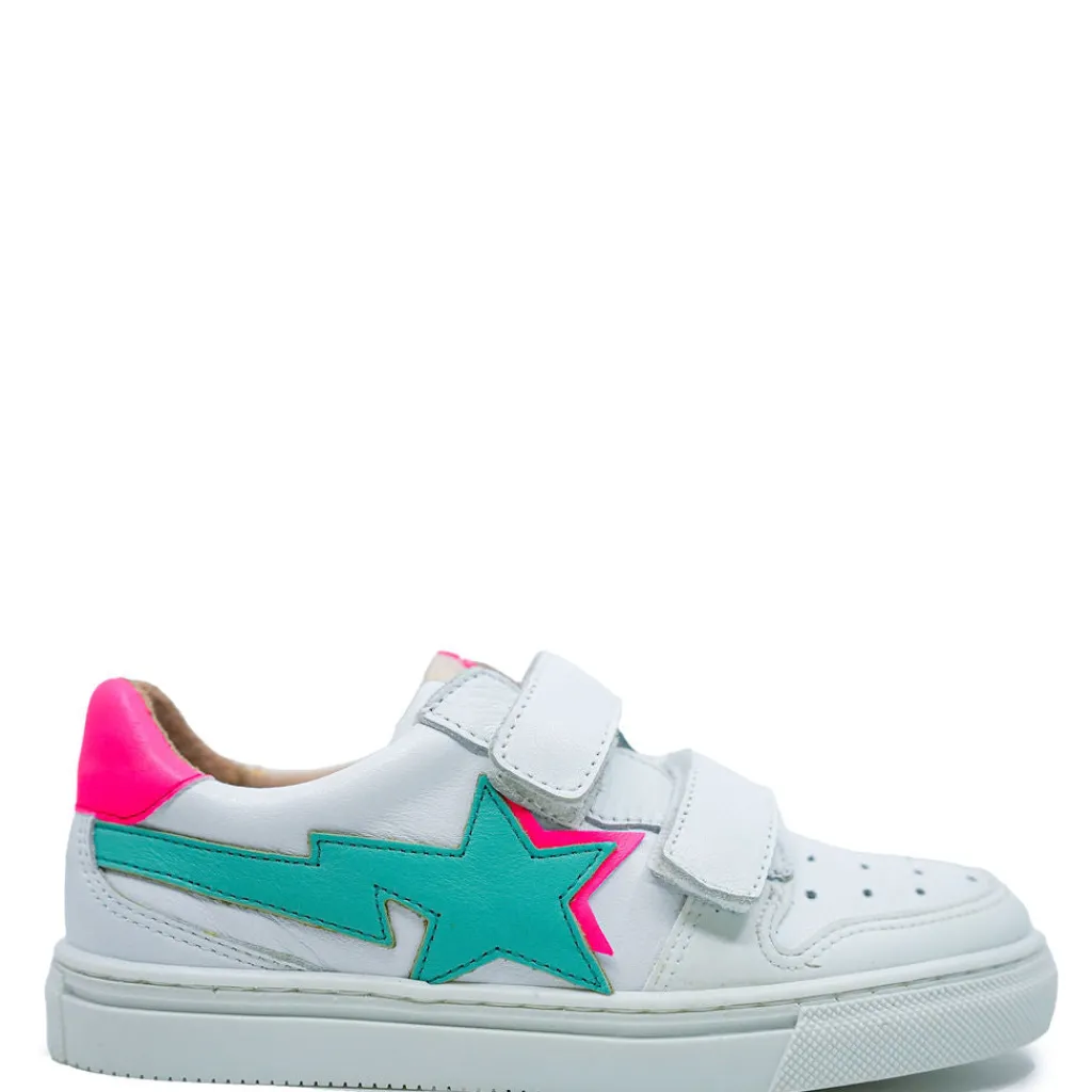 Acebos Fuchsia Star Velcro Sneaker Best