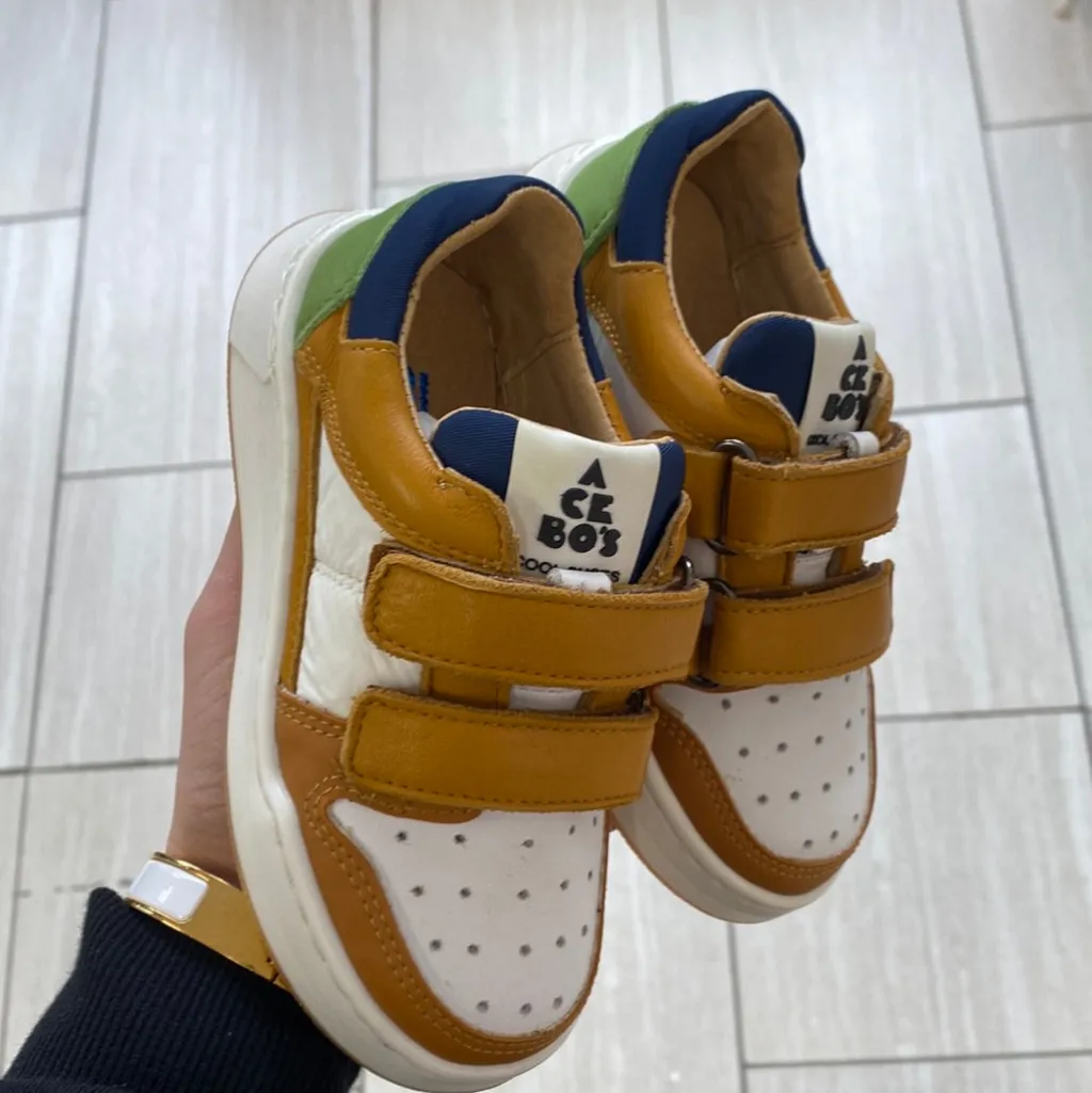 Acebos Mustard Velcro Sneaker Fashion