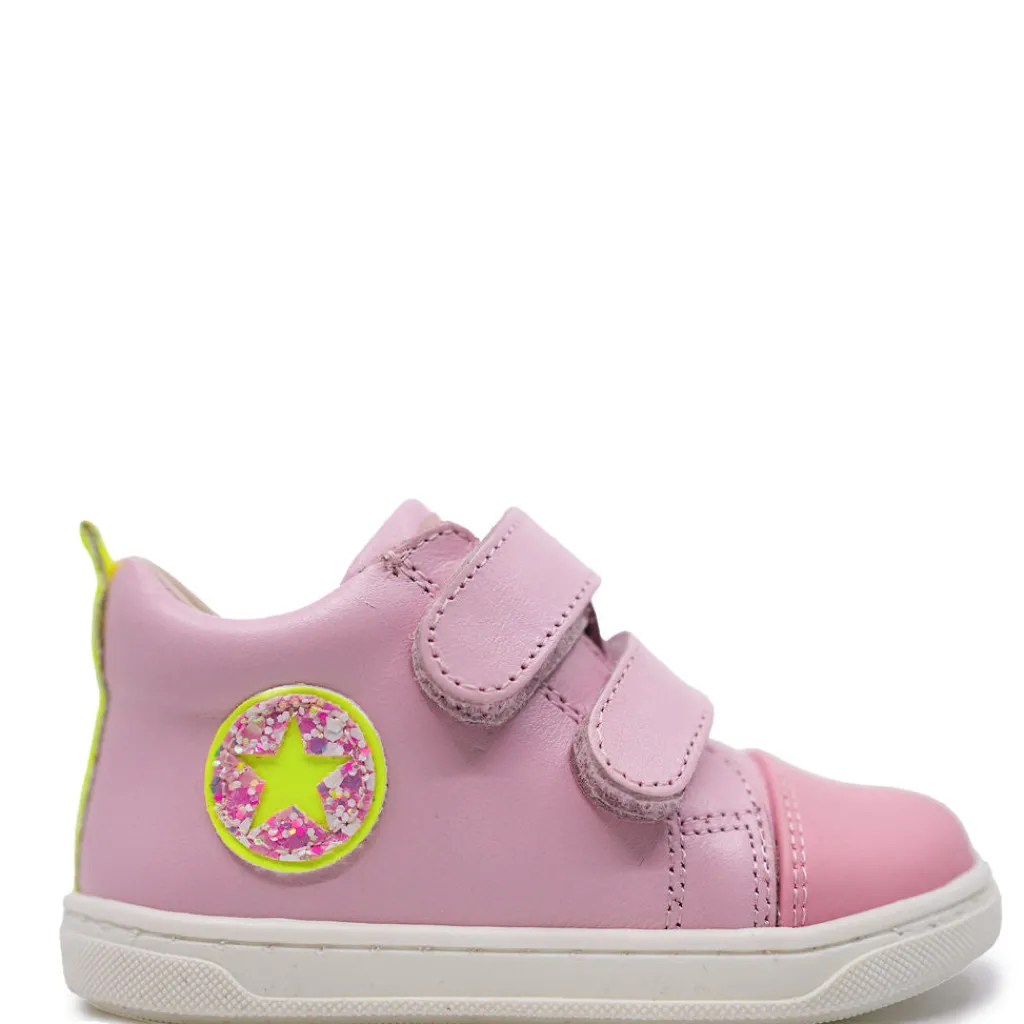 Acebos Pink Neon Baby Sneaker Discount