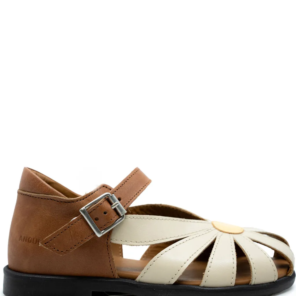 Angulus Butter Daisy Closed Toe Sandal Sale