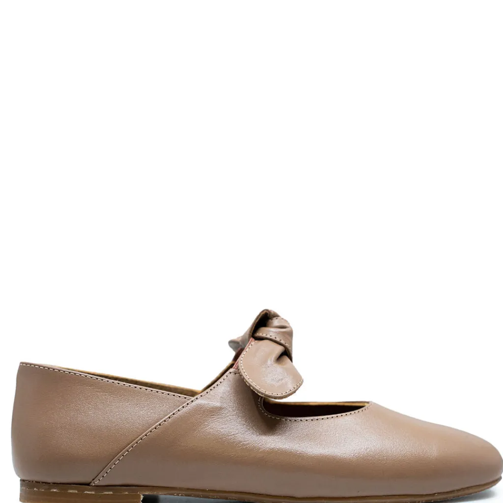Angulus Clay Leather Bow Ballerina Hot