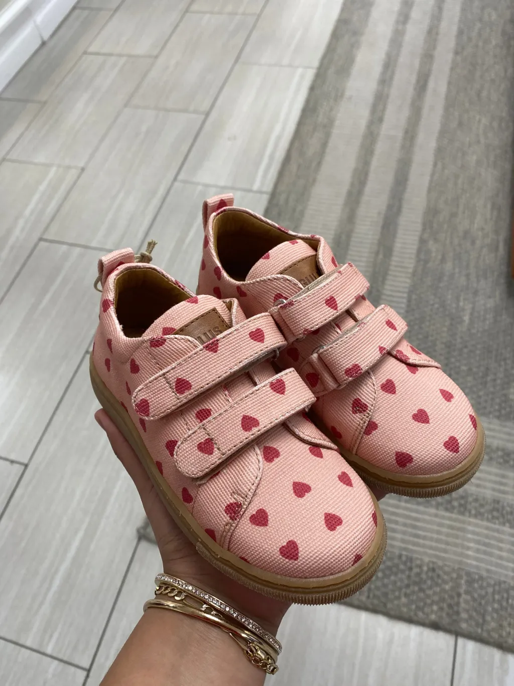 Angulus Pink and Red Velcro Sneaker Clearance