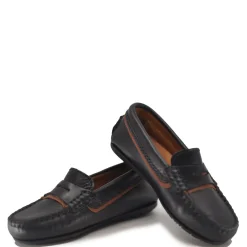 Atlanta Mocassin Black and Brown Loafer Online