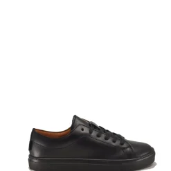 Atlanta Mocassin Black Leather Sneaker New