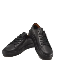 Atlanta Mocassin Black Leather Sneaker New