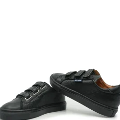 Atlanta Mocassin Black Print Velcro Sneaker Hot