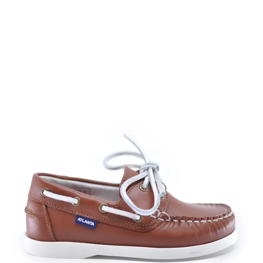 Atlanta Mocassin Brown Boat Shoe Hot
