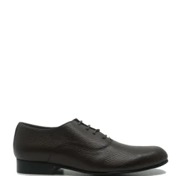 Atlanta Mocassin Brown Pebbled Dress Shoe Fashion