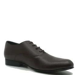 Atlanta Mocassin Brown Pebbled Dress Shoe Fashion