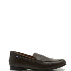 Atlanta Mocassin Brown Pebbled Penny Dress Shoe New