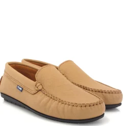 Atlanta Mocassin Camel Textured Loafer Discount