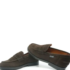 Atlanta Mocassin Dark Brown Suede Penny Shoe Best