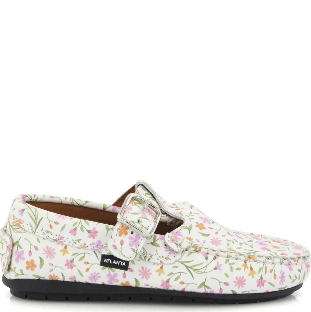 Atlanta Mocassin Floral T Strap Loafer Sale