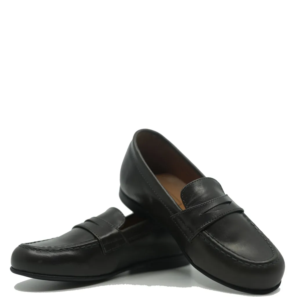 Atlanta Mocassin Gray Florentic Penny Dress Loafer Sale
