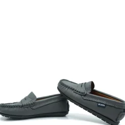 Atlanta Mocassin Gray Grain Penny Loafer New