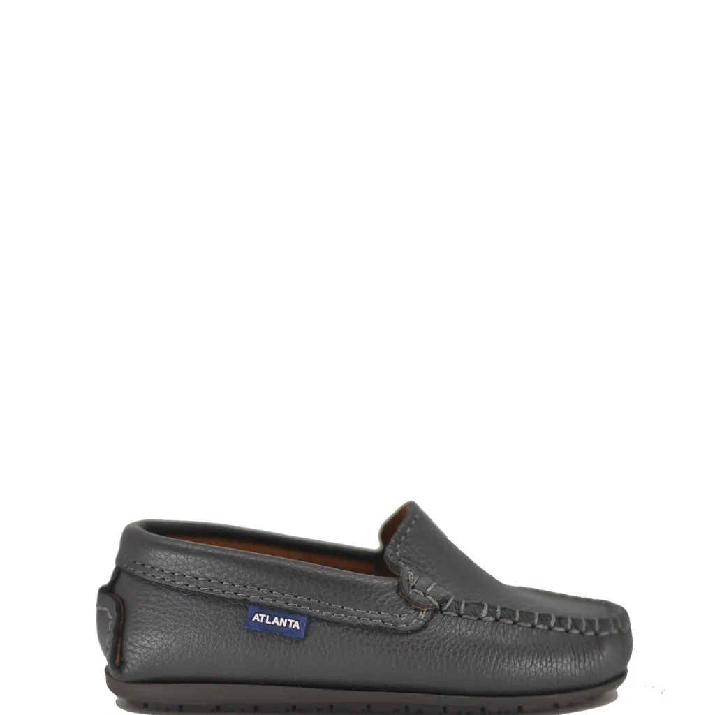 Atlanta Mocassin Gray Grain Loafer Hot