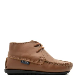 Atlanta Mocassin Luggage Smiley Baby Bootie Fashion