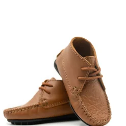 Atlanta Mocassin Luggage Smiley Baby Bootie Fashion
