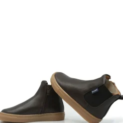 Atlanta Mocassin Mocha Hightop Sneaker Bootie New