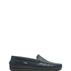 Atlanta Mocassin Navy Croc Loafer Online