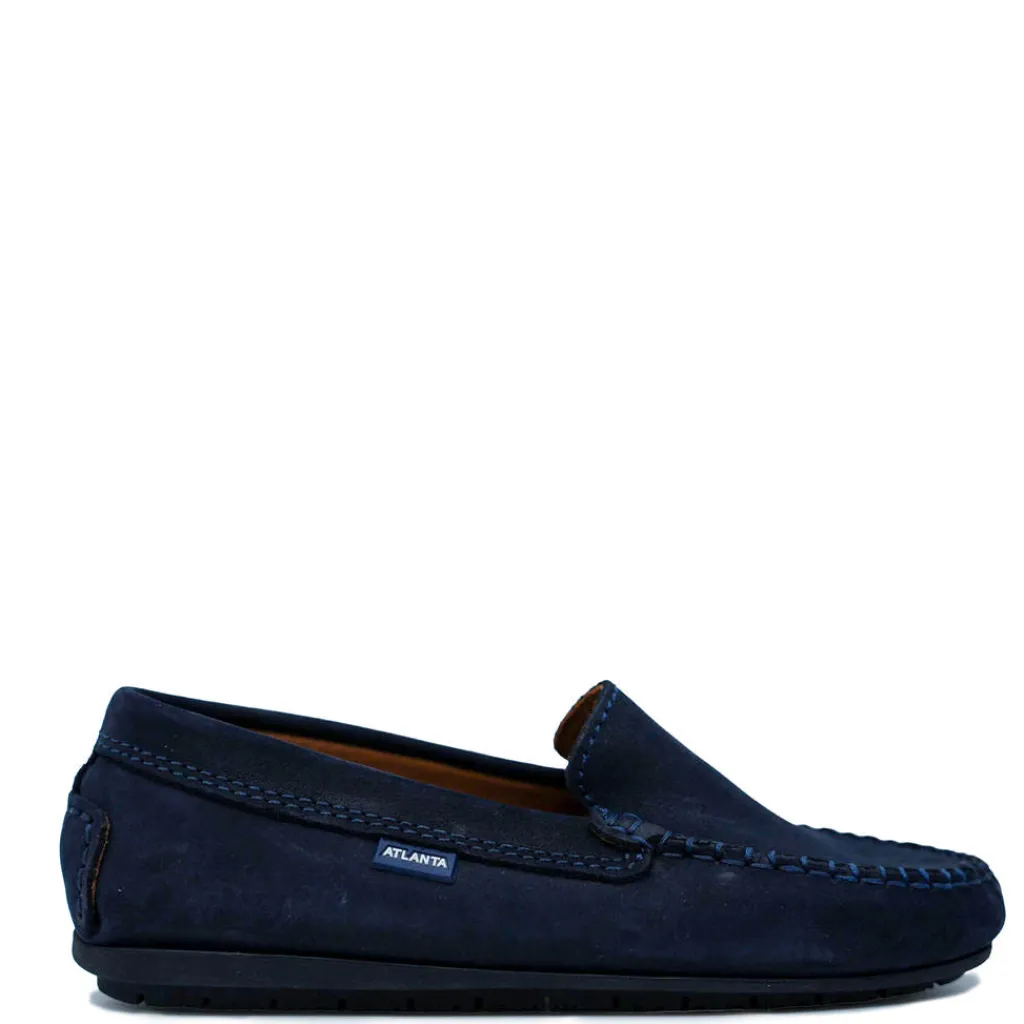Atlanta Mocassin Navy Nubok Loafer Clearance