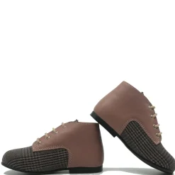 Atlanta Mocassin Rose Plaid Baby Bootie Clearance