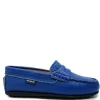 Atlanta Mocassin Royal Blue Pebbled Penny Loafer Hot