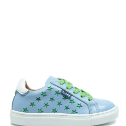 Atlanta Mocassin Sky Blue and Green Star Sneaker Hot