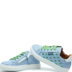 Atlanta Mocassin Sky Blue and Green Star Sneaker Hot