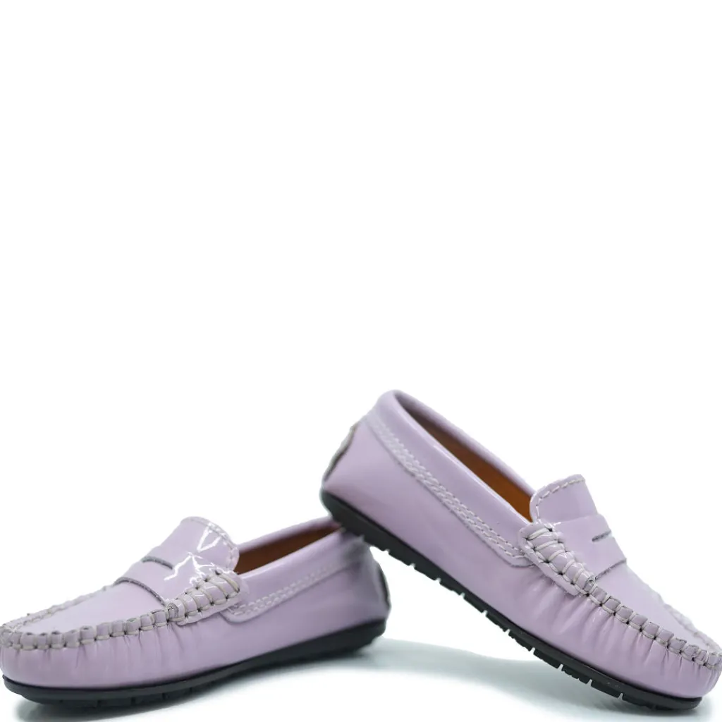 Atlanta Mocassin Violet Patent Penny Loafer Best