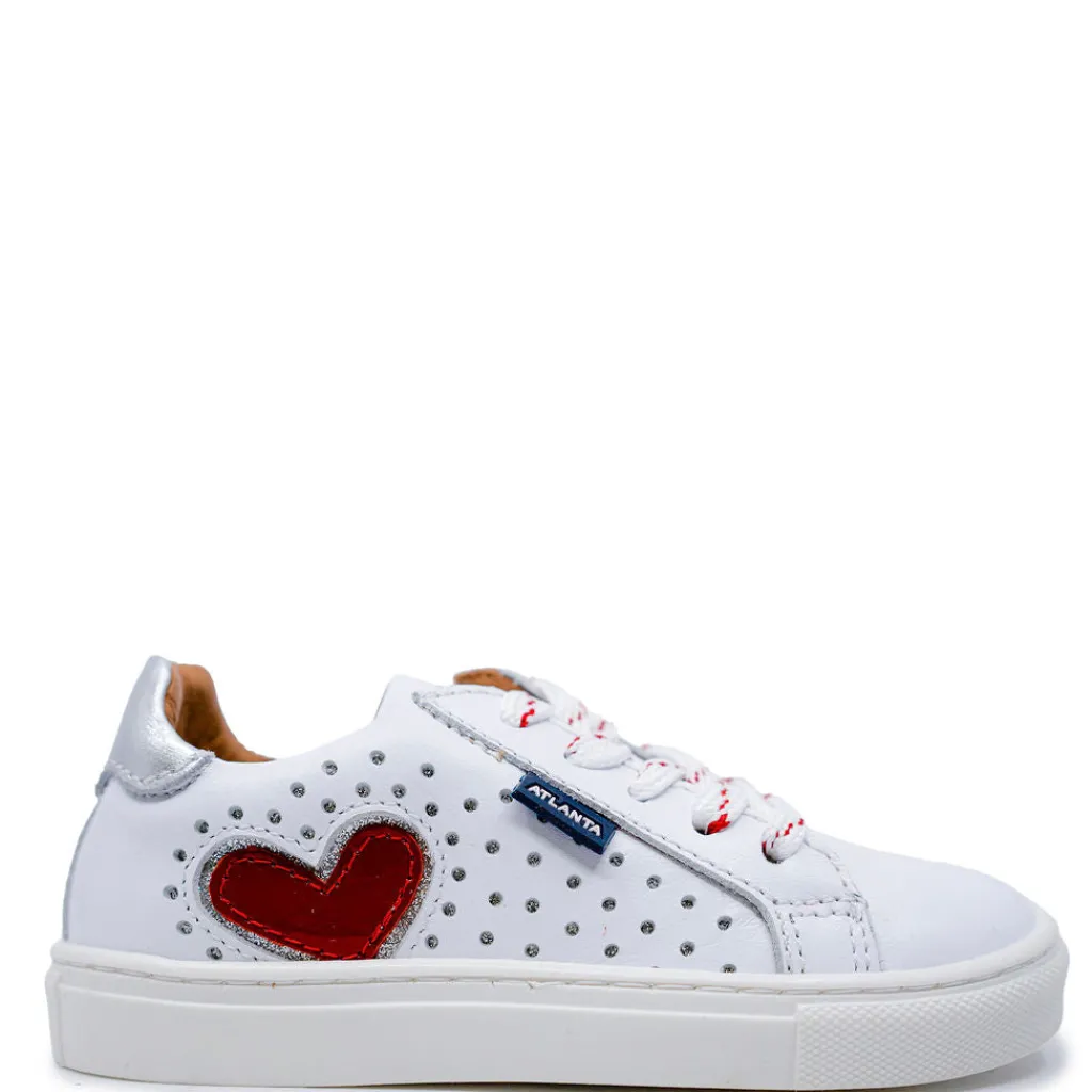 Atlanta Mocassin White Heart Sneaker Best