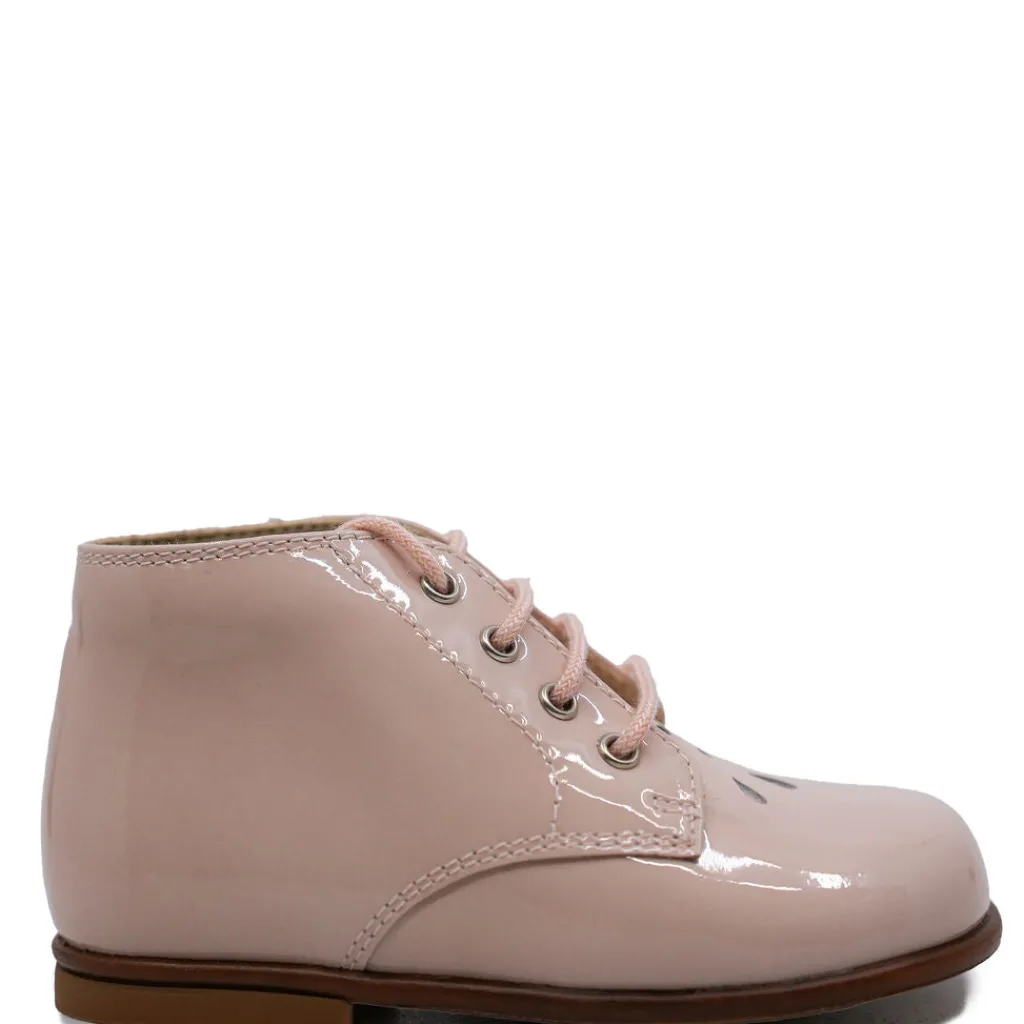 Beberlis Baby Pink Teardrop Baby Bootie Hot