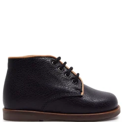 Beberlis Black and Camel Piping Baby Bootie Discount