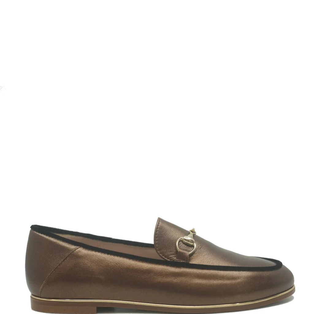Beberlis Bronze Buckle Loafer Sale