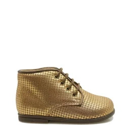Beberlis Bronze Houndstooth Baby Bootie Outlet