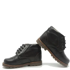 Beberlis Brown Wingtip Chunky Baby Bootie New