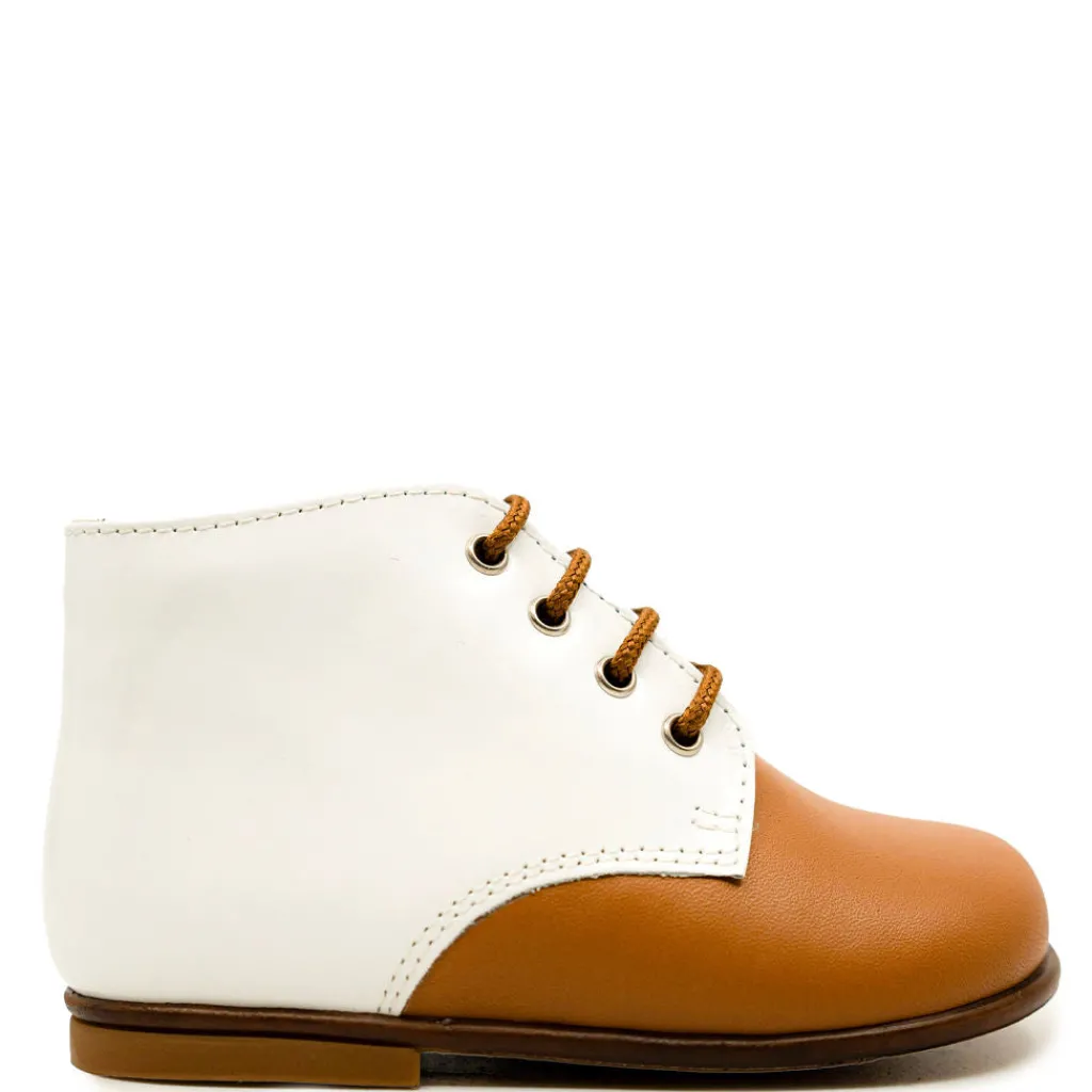 Beberlis Cafe and White Baby Bootie Discount