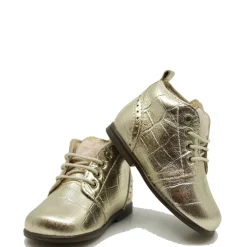 Beberlis Champagne Croc Baby Bootie Fashion
