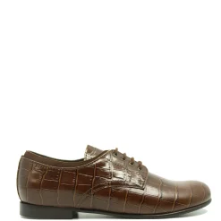 Beberlis Cognac Croc Derby Sale