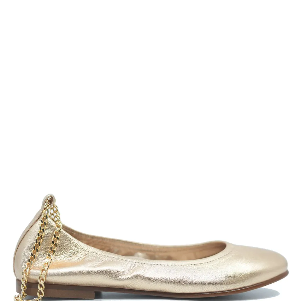 Beberlis Gold Anklet Elastic Flat Best