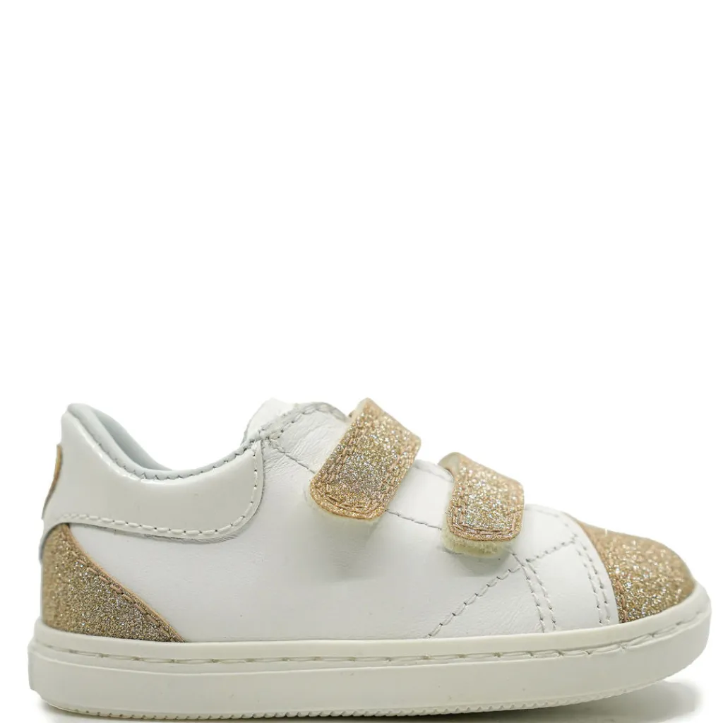 Beberlis Gold Glitter Baby Sneaker Best