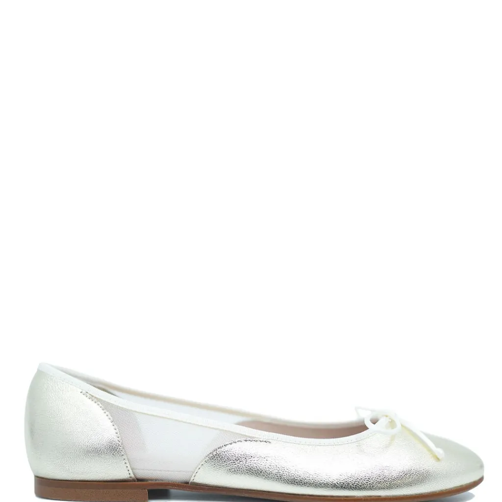 Beberlis Gold Mesh Ballet Flat Outlet