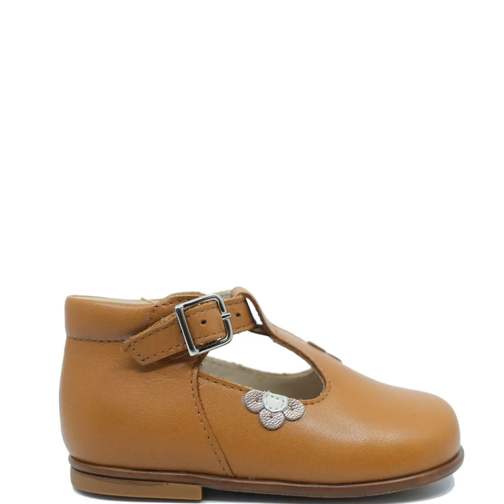 Beberlis Honey Flower T Strap Baby Shoe Outlet