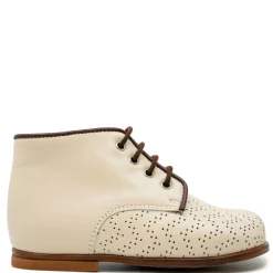 Beberlis Light Beige Perforated Baby Bootie Best
