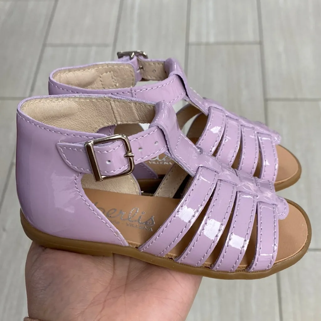 Beberlis Lilac Patent Gladiator Baby Sandal Online