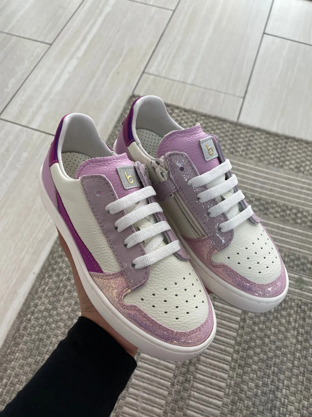 Beberlis Lilac Zipper Sneaker Sale