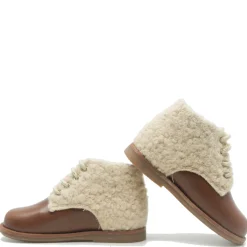 Beberlis Luggage and Sherpa Baby Bootie Fashion