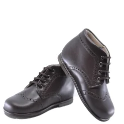 Beberlis Mocha Wingtip Baby Bootie Fashion