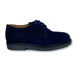 Beberlis Navy Suede Wingtip Oxford Clearance