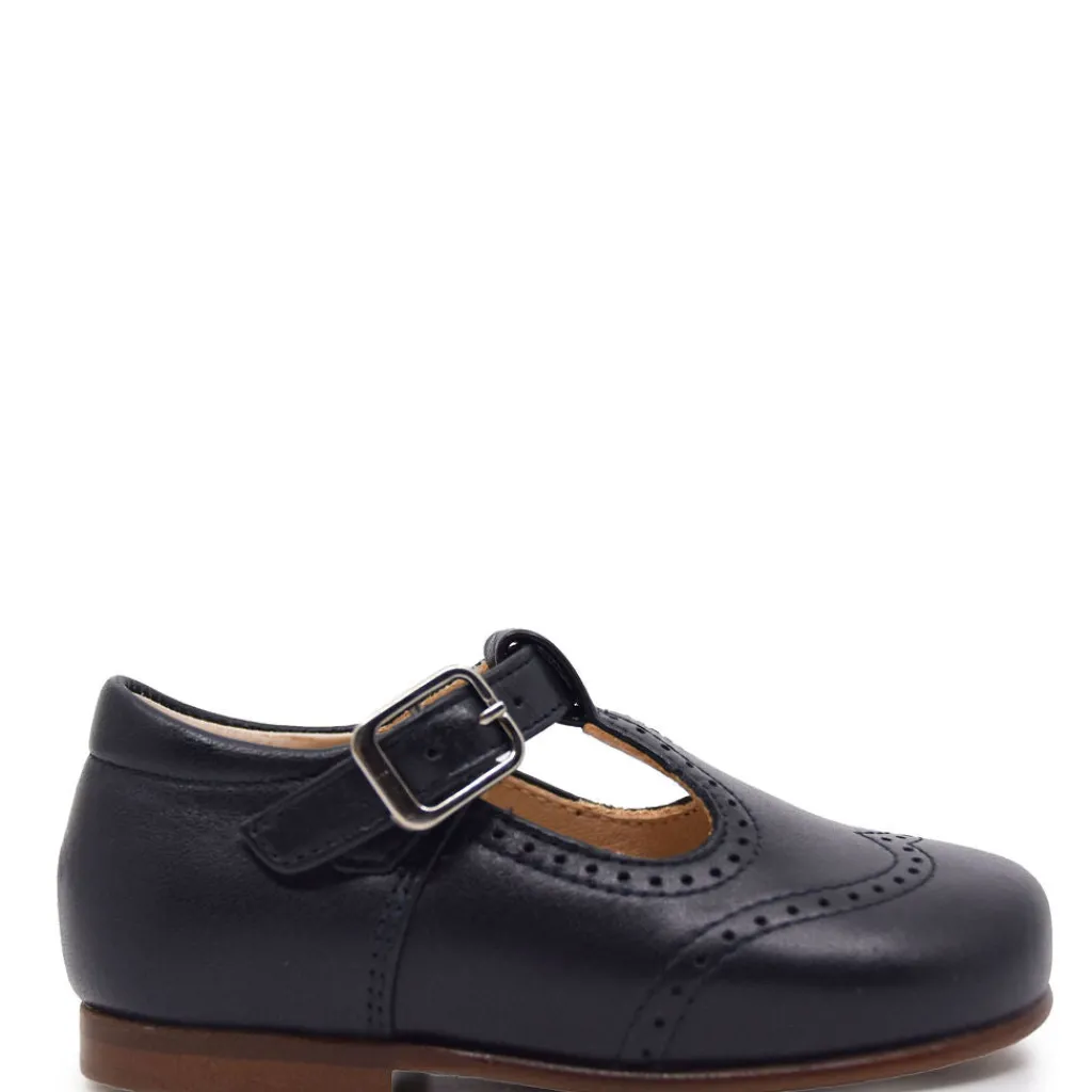 Beberlis Navy T Strap Baby Shoe Best